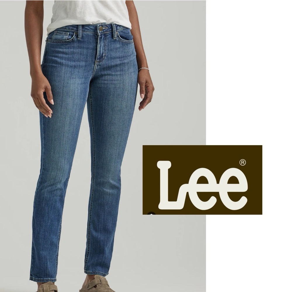 Lee Women's‎ Classic Blue Straight Leg Jeans